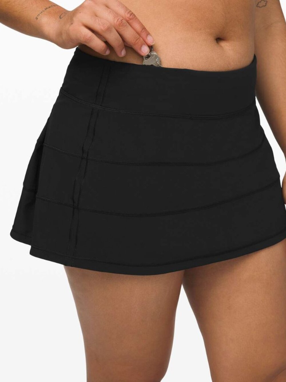 Lululemon Women's Pace Rival Skirt - Black - Picture 1 of 8